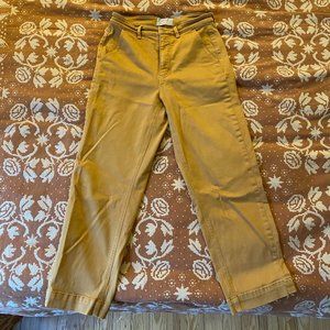 Everlane Straight-Leg Pant - Size 10 Golden Brown